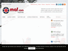 Tablet Screenshot of mafesquiclub.com